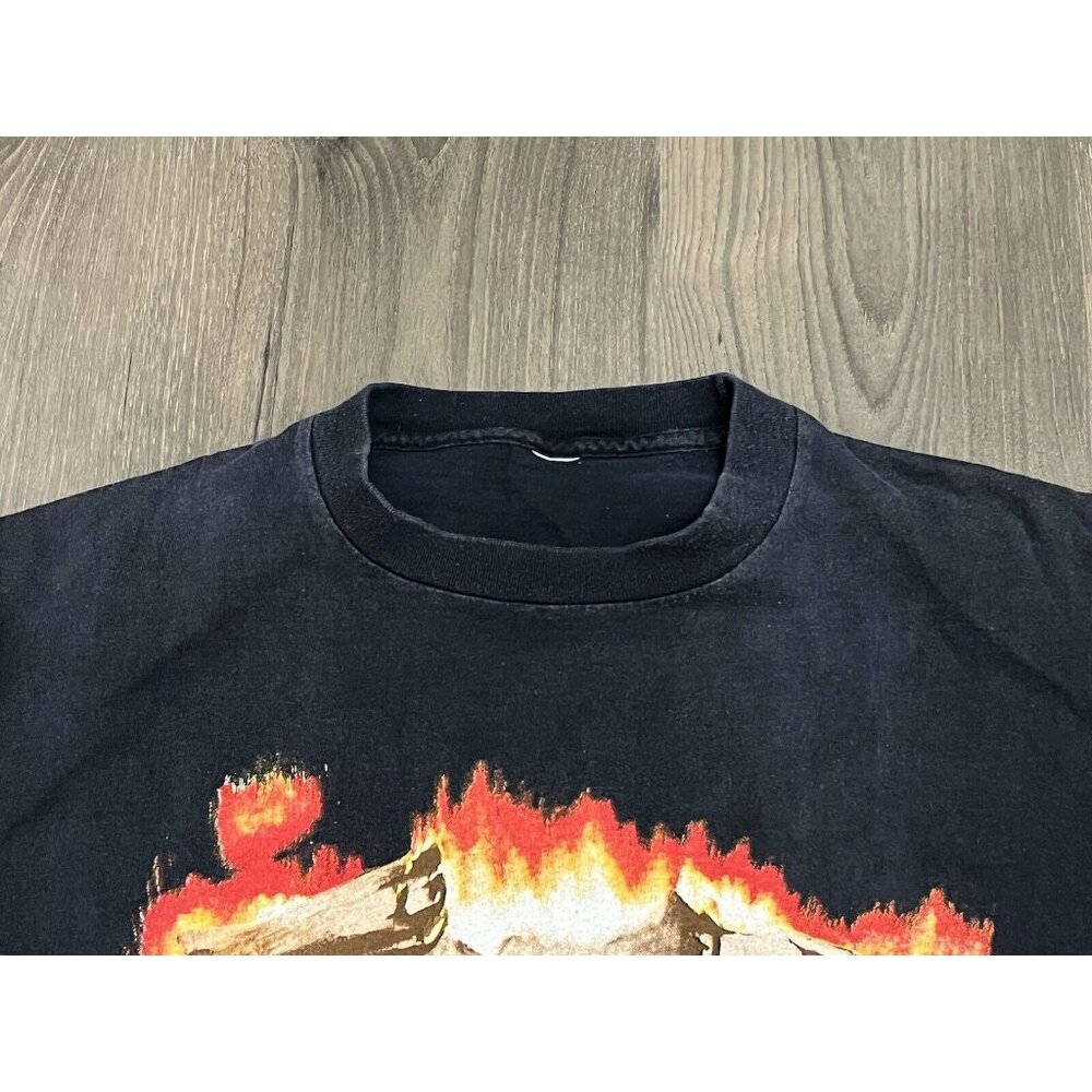 Vtg Robin Hood Prince Of Thieves Costner 1991 Movie Promo T Shirt Black L / XL - Picture 7 of 11